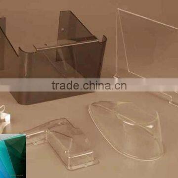 green recyceled material pet gag petg plastic sheets for thermoforming plastic display factory since 2000 certificated by SGS