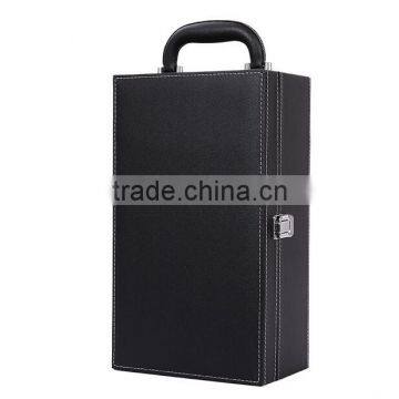 Custom Logo Printed High End Leather Wine Gift Box photo-4