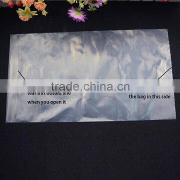 customer packaging type plastic bags /custom size clear pe perforated bag