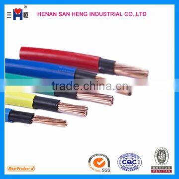 Double PVC Jacket Bare Copper Conductor Electric Wire Cable, BVV photo-5