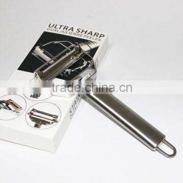 Ultra Sharp Stainless Steel Julienne Peeler Vegetable Slicer Julienne Slicer Kitchen Tool Kitchen Gadget photo-6