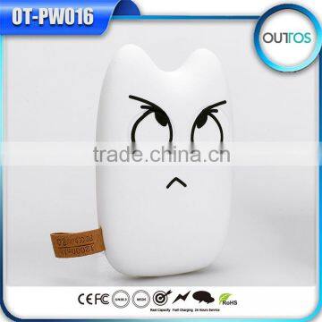 Shenzhen manufacturer supply cute cartoon totoro real capacity 7800mah power bank