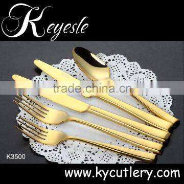 Black Flatware Set,cutlery Gold Plated 24 Pcs,black Cutlery photo-6