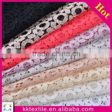 Elegant french cotton lace cord lace fabric
