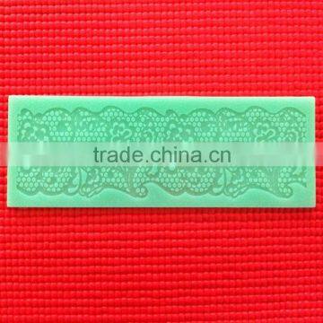 Wholesale fondant cake decorating silicone lace moulds