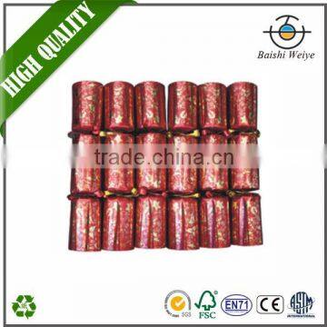 china manufacturer Small MOQ cheap OEM customized fashion safty adult christmas crackers