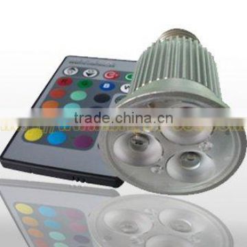 9W E27 RGB LED Spotlight