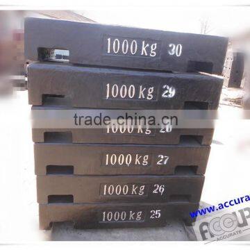 M1 Cast Iron Weights, 1000kg Test Weight, 1 Ton Test Weight photo-3