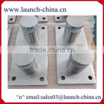 Stainless Steel Double Glass Standoff With 200*100*10mm Back Plate