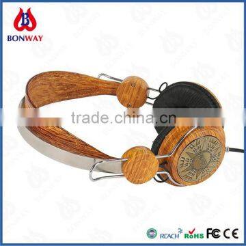 Top Quality wood headset custom Logo Engraved wood headset