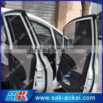 Front & Rear Car Window Shade, Retractable Car Sunshade, Car Magnetic Sunshade photo-2