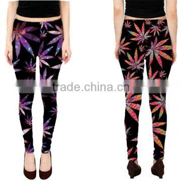 100% polyester ruffle leggings/slim leggings/leggings manufacturer