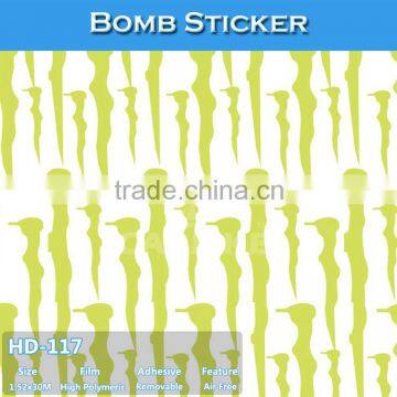 HD-112 CARLIKE Air Bubble Free Removable Bomb Sticker Thailand Car Sticker photo-6