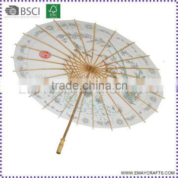 wedding favor rice white paper parasols