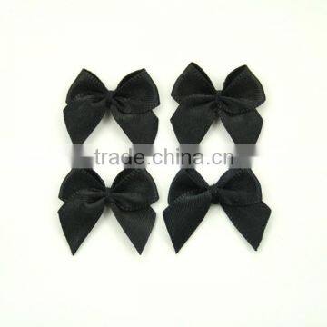 pre-made bow black ribbon bow