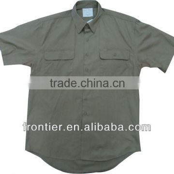 Popular 100% cotton short sleeve workwear shirt