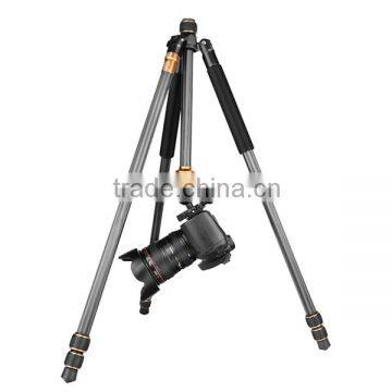 Q999C 1590mm Carbon Fiber Camera Tripod 15kg Load Digital Dslr Camera Tripod Monopod Customize Brand Quality Tripod photo-2