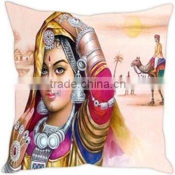 Indian Pillow Case Digital print Banjara Cushion Cover