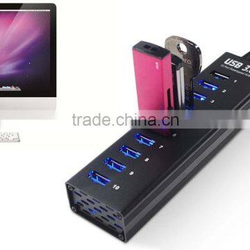 High Speed 10 Port Usb 3.0 Hub Wholesale