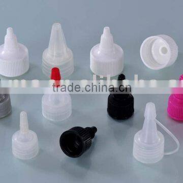 different plastic bottle's lids