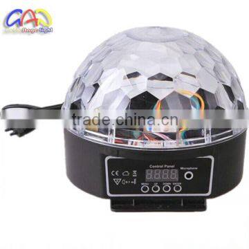 6 Color/3Color Disco DJ Stage Lighting Sound LED RGB/RGBWY Crystal Magic Ball Effect Light photo-6