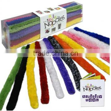 PVC packing 30mm mix color Brain fuzzy noodles