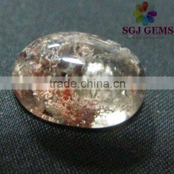 Fashion Jewellery Natural Gemstone Inclusion Quartz Oval Beads