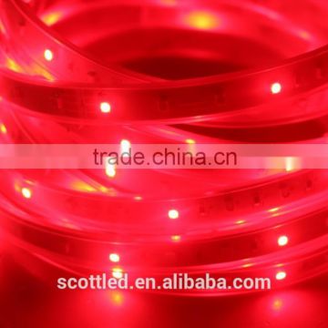 30leds/m 3528 SMD Red Color LED Flexible Strip, DC12V input, 5m/roll, waterproof IP20/IP65/IP67