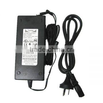 LED Light Transformer DC24V 6A with 2 DC Plug