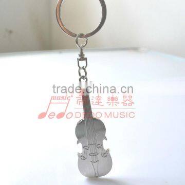 Dedo Music Funny Gift Guitar Shape Custom Metal Keychain photo-2