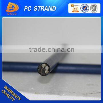 Unbonded PE Coated PC Strand/HDPE Coated PC steel Strand Wire