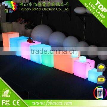 Led Outdoor Light Chair Waterproof Solar Powered Garden Lights Led Rgb Cube for Bar Led Rgb Cube for ba photo-2