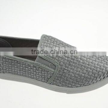2016New Arrival Pointed Toe Women Woven Elastic Casual Shoes,men Shoes Casual