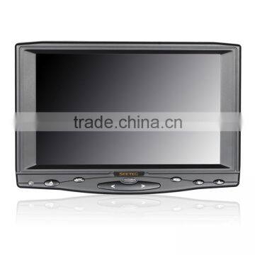 7 Inch Small and Poratble Public Monitor With HDMI VGA Input 4-wire Resistive Touch