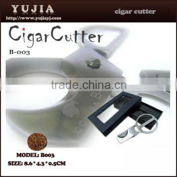 Hot sale Guangzhou Yujia stainless steel cigar cutter cigar scissors wholesale