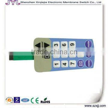 numeric tactile membrane keypad