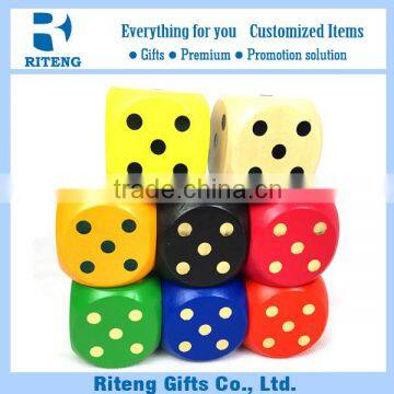 40MM Wooden Dice With Rounded Corners