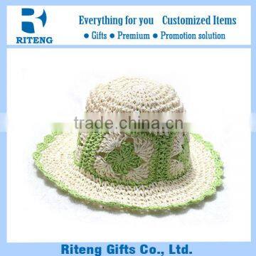 Flax Summer Beach foldable crochet straw hat