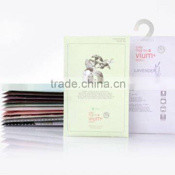 Korean Most popular good scent many design scented paper sachets for girls fashion