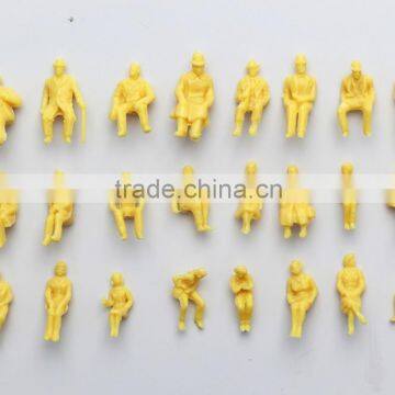 model skin figure, plastic miniature human sitting figure,Ho scale, building model color figure for 1/87                        
                                                Quality Choice