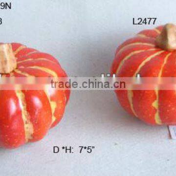 2013 Artificial Fake Fruits Fall Pumkin 7*5 inch Artificial Polyfoam Pumkin