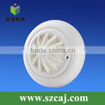 Combined heat detector and smoke detector for fire alarm