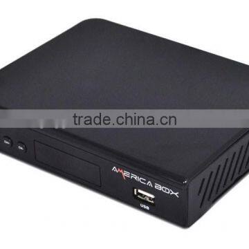 Original Full HD decoder AMERICA BOX, AMERICABOX Free IKS/twin tuner SKS for South America.