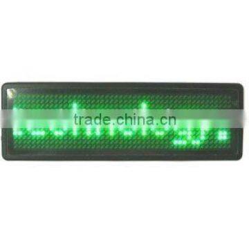 USB cable led scrolling message usb programmable led badge