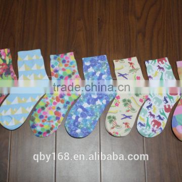 Custom logo fashion printed socks