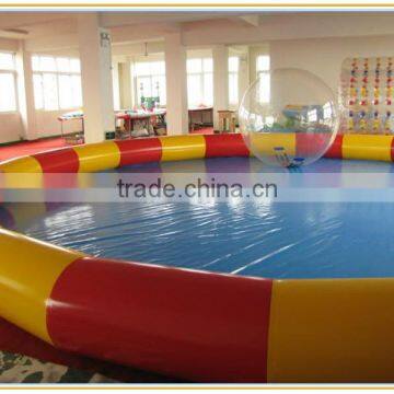 Large Inflatable Round Pool, PVC Tarpaulin Inflatable Swimming Pool for Water Wlking Ball, Pool Inflatable