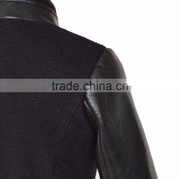 Winter Clothing Black Faux Fur Women Long Coat photo-4