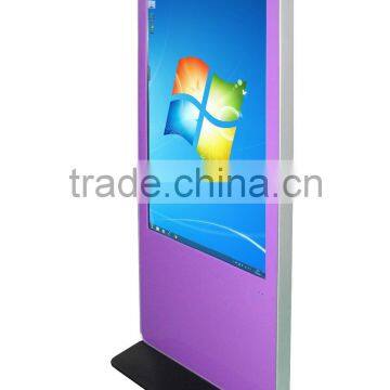 Indoor 55 inch advertising player WiFi 3G GPS digital signage kiosk for shopping mall