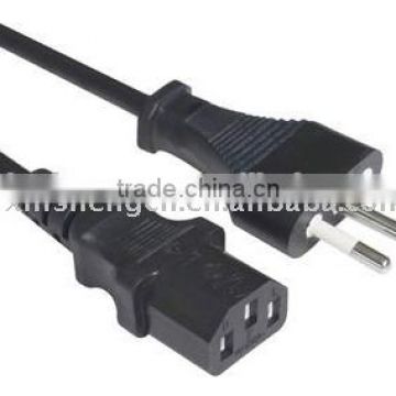 IEC 320 C13 ends with 3 pin power cord