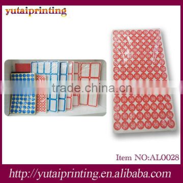 Number 50 red keyboard adhesive label